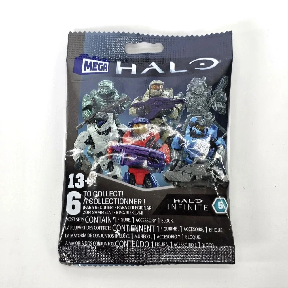 Mega Construx Halo Infinite Series 5 Blind Bag 42TC Blue UNSC Spartan Anubis NEW
